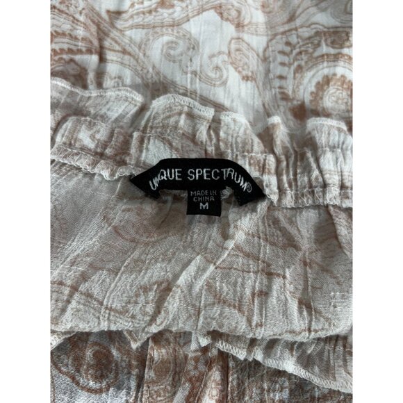 Unique Spectrum Womens Medium Paisley Blouse - - Picture 4 of 8